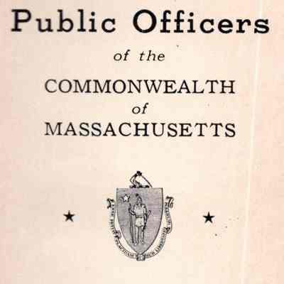 Public officers of the Commonwealth of Massachusetts.