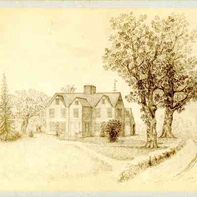 Raynham - House of Seven Gables Leonard House drawing