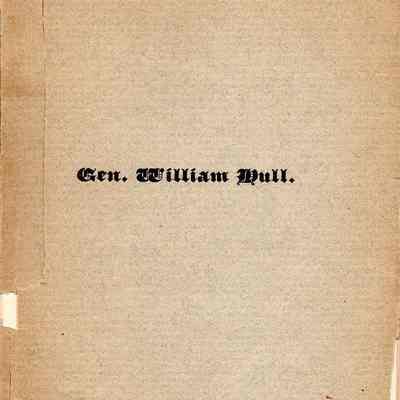 Memoir of Gen. William Hull