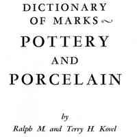 Dictionary of marks: Pottery and porcelain