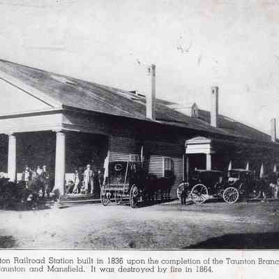 Railroads - First Taunton Railroad Station
