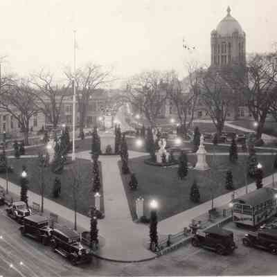 Taunton - Taunton Green - Christmas Display - 1935