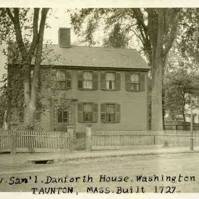 Taunton - Old Houses - Rev. Sam'l Danforth, Washington Street
