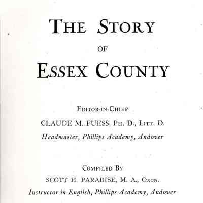 The Story of Essex County