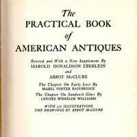 The Practical Book of American Antiques