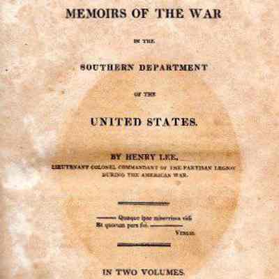 Memoirs of the War in the Southern Department of the United States.