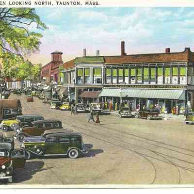 Taunton Green Looking North, Taunton, MA