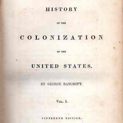 History Of The Colonization Of The United States.