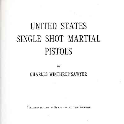 United States Single Shot Martial Pistols
