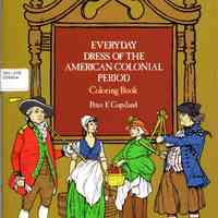 Everyday dress of the American colonial period: Coloring book