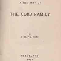 A history of the Cobb family