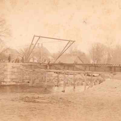 Taunton - Harris Street - Williams Bridge with floor beams - 1888