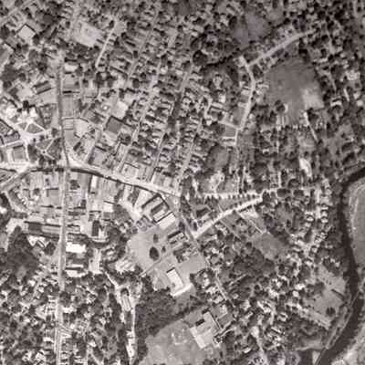 Taunton - Aerial Views - Downtown - 1951 (1)