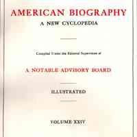 American Biography : A New Cyclopedia