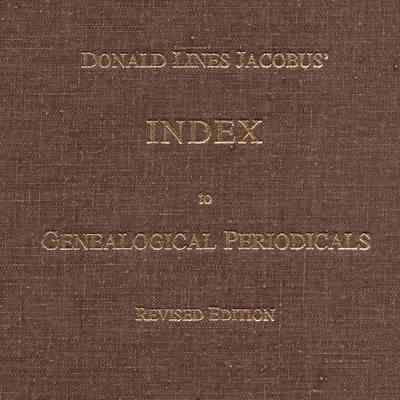 Donald Lines Jacobus' index to genealogical periodicals