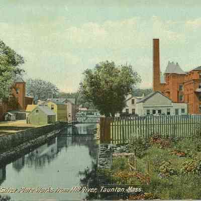 Reed and Barton Silver Plate Works from Mill River, Taunton, MA