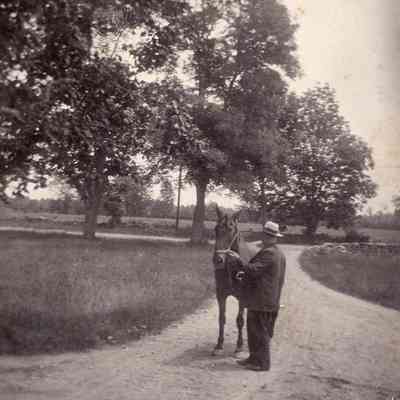 People - Arthur King Williams with Horse