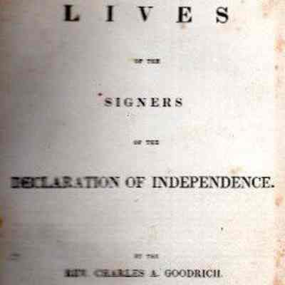 Lives of the Signers of the Declaration of Independence.