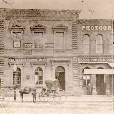 Taunton - Taunton Green - East Side - 1880 - Taunton National Bank - Davenport & Masons Express