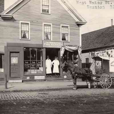 Taunton - West Water Street - Provincetown Fish Market - 1909