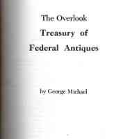 The Overlook Treasury of Federal Antiques