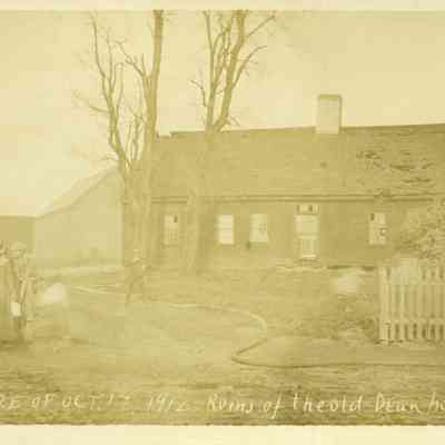 Taunton - Old Houses - Old Dean Homestead after fire of 1912