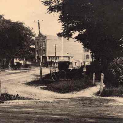Taunton - Church Green - Looking up Summer Street - 1875