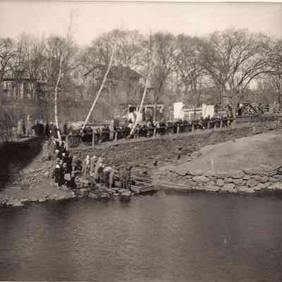 Taunton River Herring - Herring Run at South Street on Raynham-Taunton Line