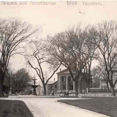 Taunton - Taunton Green - North Side - Court House - 1889