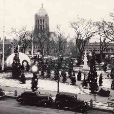 Taunton - Taunton Green - Christmas Display - 1937