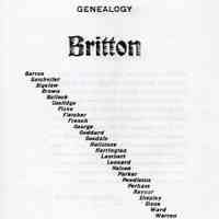 Genealogy: Britton