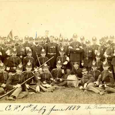 Military - Taunton Militia - 1889