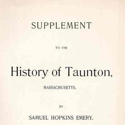 Index. History of Taunton, Massachusetts