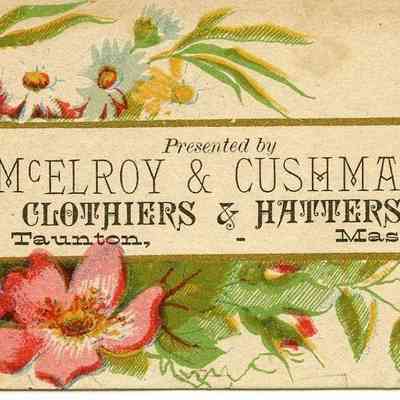 McElroy and Cushman Clothiers and Hatters