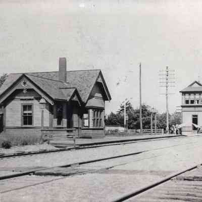 Railroads - Whittenton Junction Station and Switch Tower - 1900