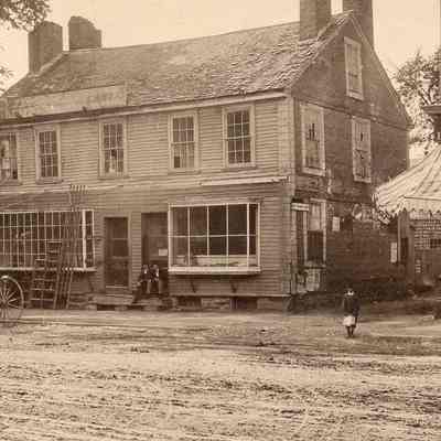 Taunton - Main Street - North Side - Babbitt's Tin Shop - 1866