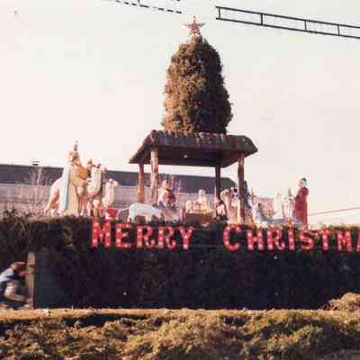 Taunton - Taunton Green - Christmas Display - 1980
