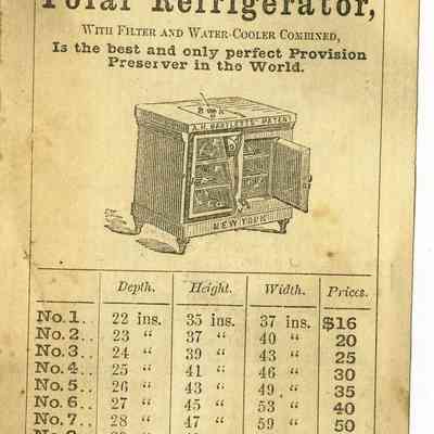 J. Bartlett's Patent Polar Refrigerator