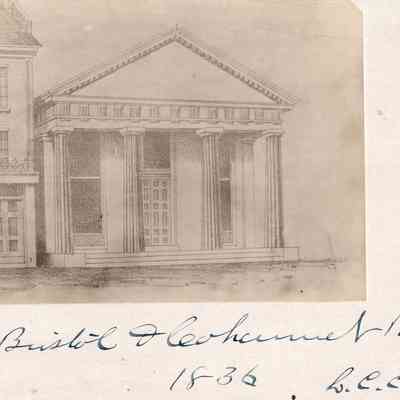 Taunton - Taunton Green - South Side - Bristol County Bank - 1836