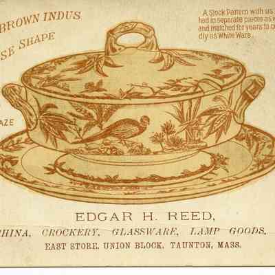 Edgar H. Reed China, Crockery, Glassware, Lamp Goods Taunton, Ma