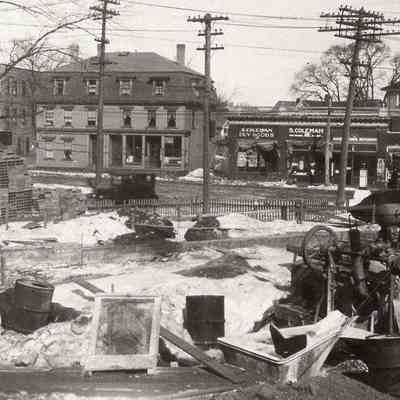 Cohannet school - Construction of School - 1926 - (1)