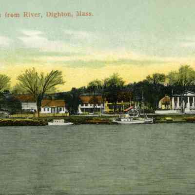 Dighton - Eddy house from the river