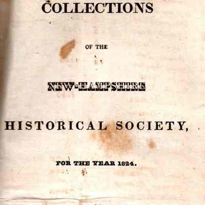 Collections of the New Hampshire Historical Society
