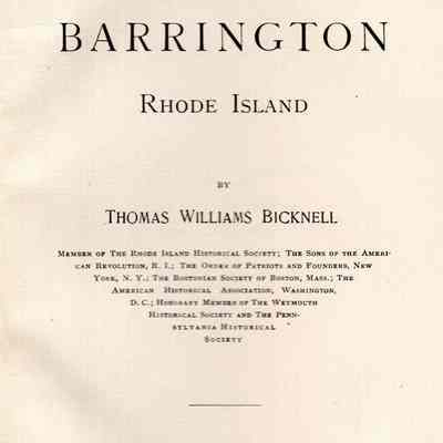 A History of Barrington, Rhode Island