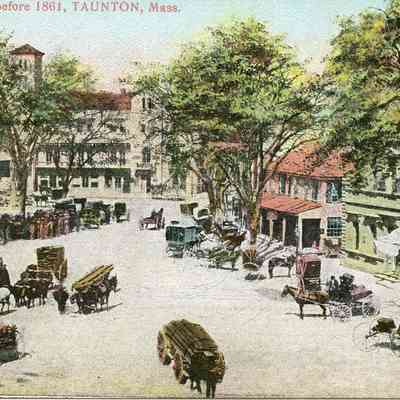 The Green before 1861, Taunton, MA