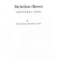 McArthur-Barnes ancestral lines