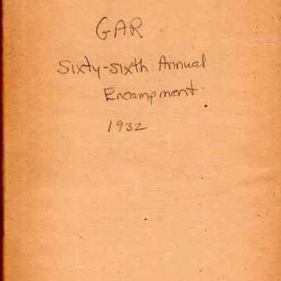 Sixty-sixth annual encampment: Department of Massachusetts: Grand Army of the Republic/ (Boston Committee on the 66th annual encampment, G.A.R.)