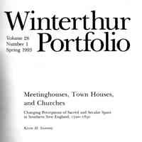 Meetinghouses, town houses, and churches: Changing perceptions of sacred and secular space in Southern New England, 1720-1850