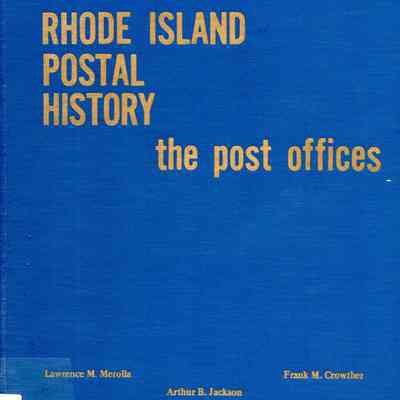 Rhode Island postal history: the post offices