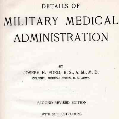 Details of military medical administration